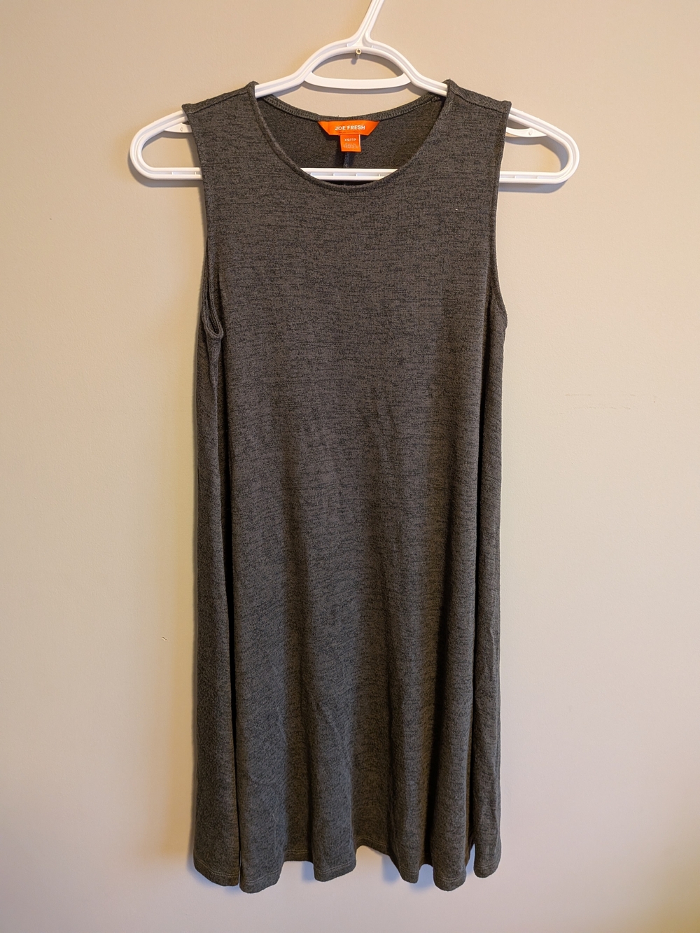 Joe Fresh Sleeveless Green Swing Dress
